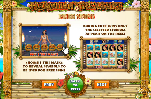 Hawaiian Treasure Online Slot Free spins Bonus