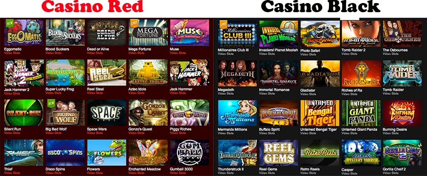 Black And Red Casino Games