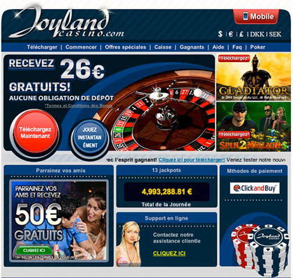 joyland casino no deposit bonus codes