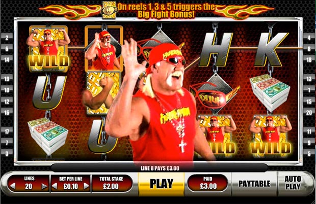 Hulk Hogan Slot Machine